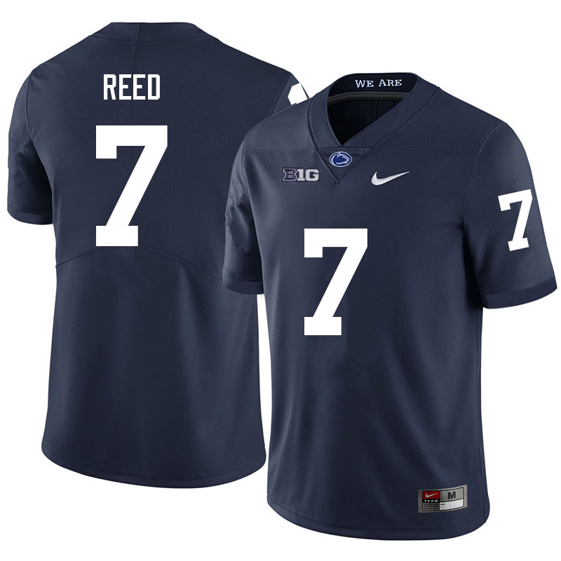 Men #7 Jaylen Reed Penn State Nittany Lions College Football Jerseys Sale-Navy